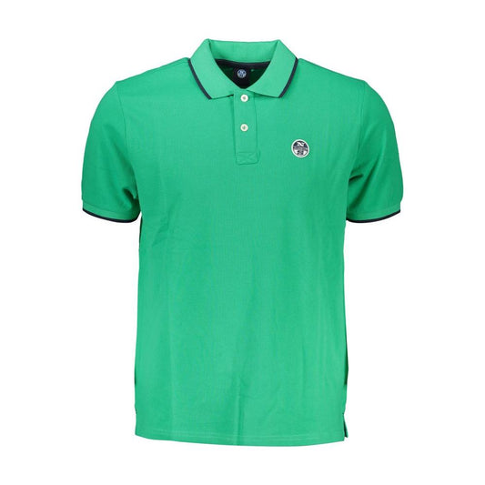 North Sails Green Cotton Polo Shirt North Sails