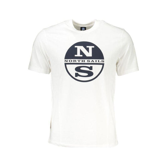 North Sails White Cotton T-Shirt MAN T-SHIRTS North Sails