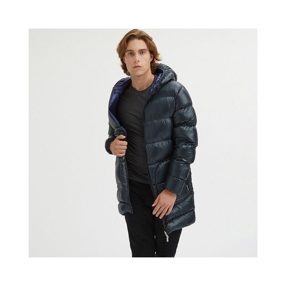 Centogrammi Gray Nylon Men Jacket Centogrammi