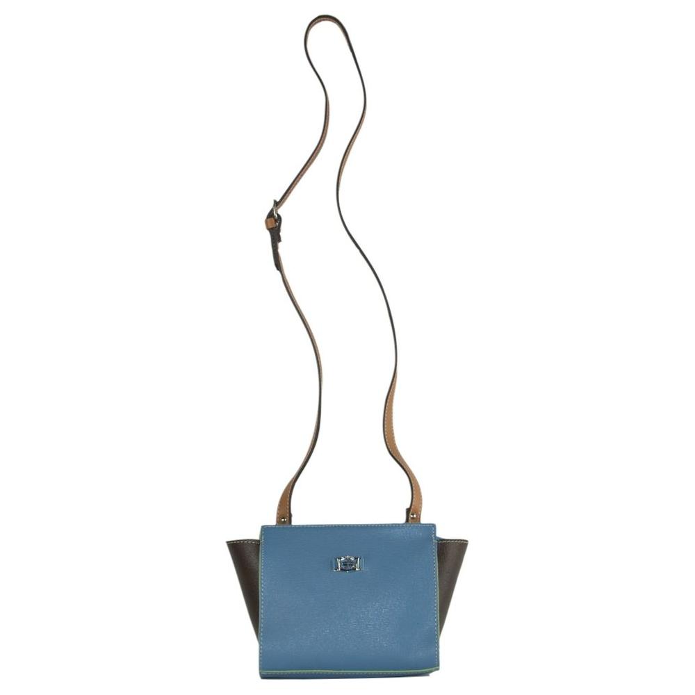 La Martina La Boca Chic Blue Leather Crossbody La Martina