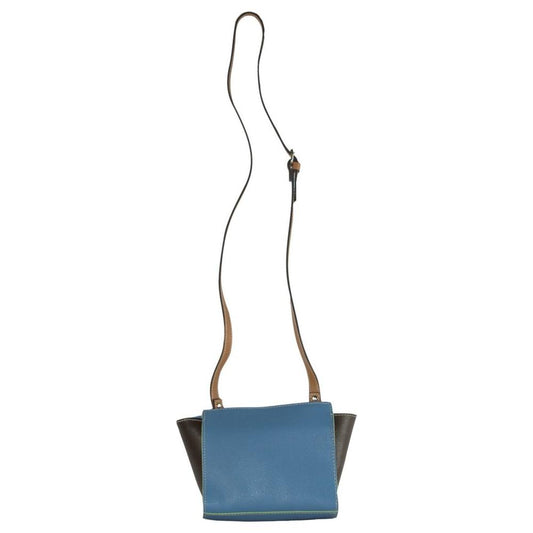 La Martina La Boca Chic Blue Leather Crossbody La Martina