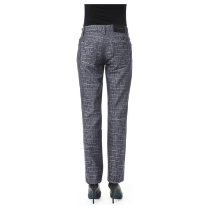 BYBLOS Black Viscose Women Pants