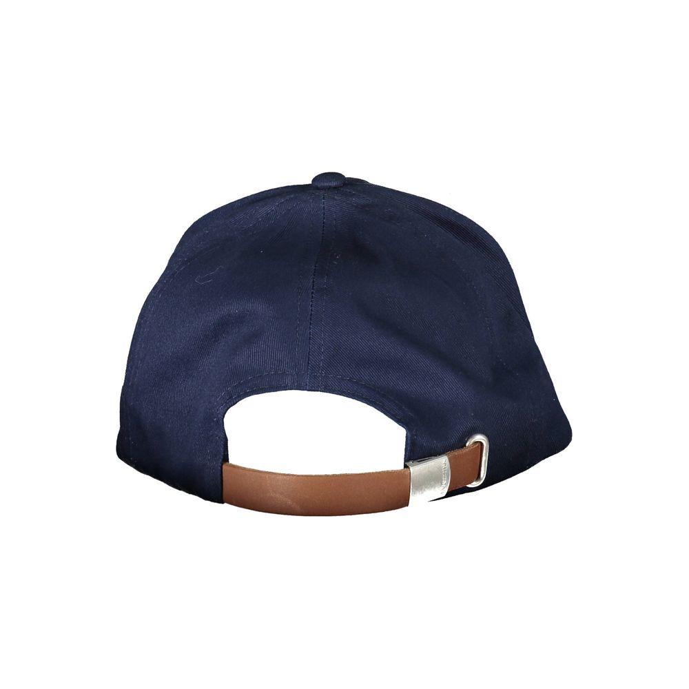 La Martina Blue Cotton Hats & Cap La Martina