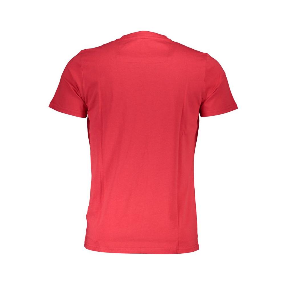 Cavalli Class Red Cotton T-Shirt Cavalli Class