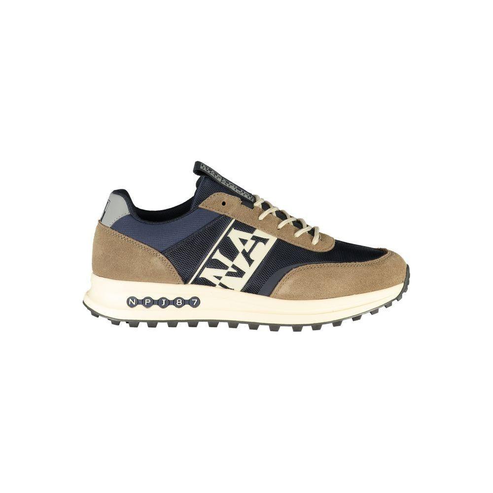 Napapijri Elevated Blue Lace-Up Athletic Sneakers Napapijri