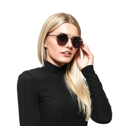 Web Silver Metal Sunglasses