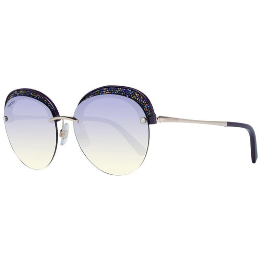 Swarovski Purple Women Sunglasses Swarovski