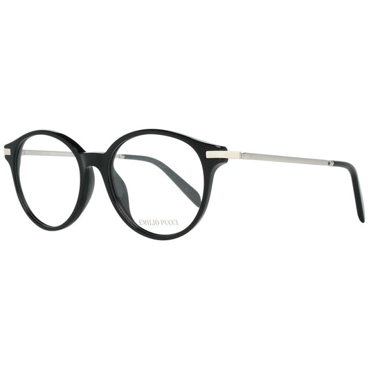 Emilio Pucci Black Metal & Plastic Glasses (Frames)