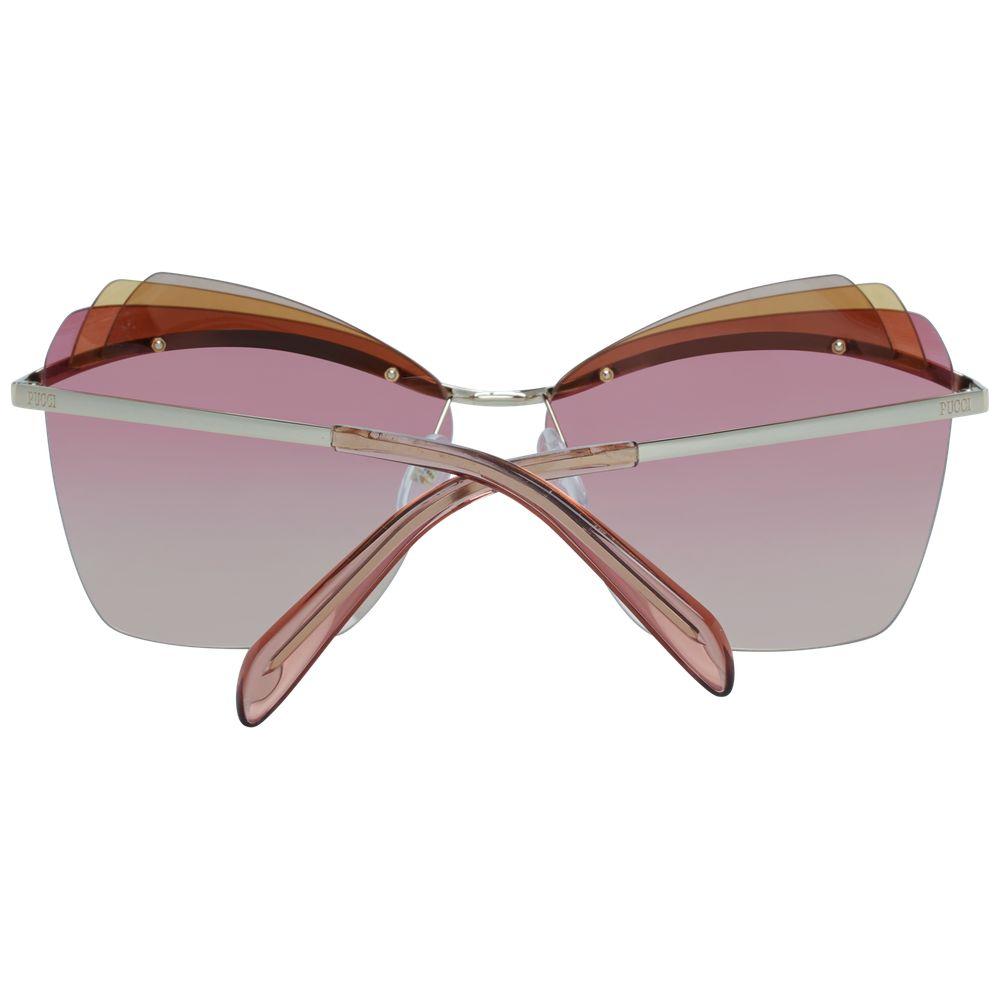 Emilio Pucci Gold Women Sunglasses Emilio Pucci