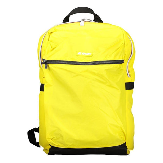 K-WAY Yellow Polyester Backpack K-WAY