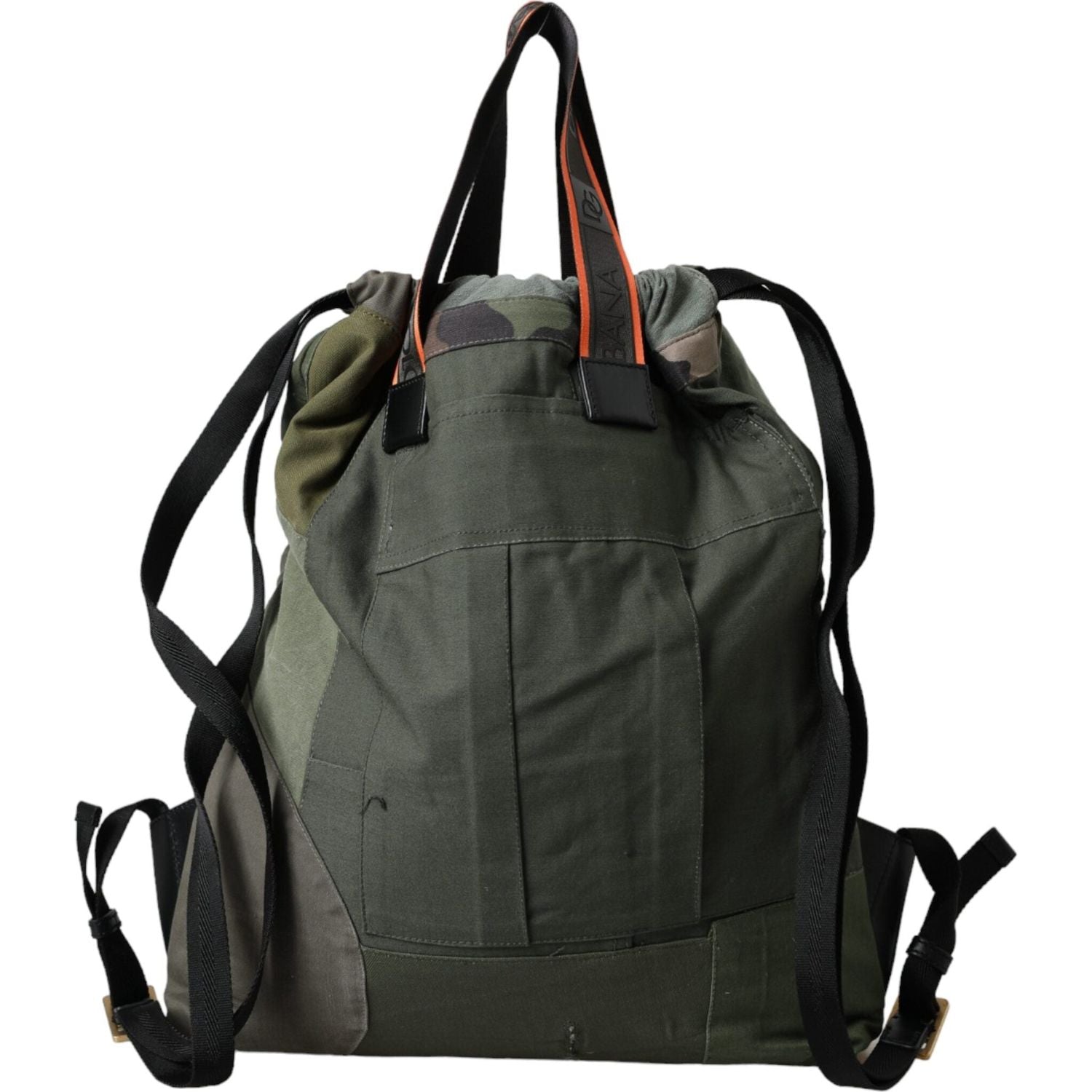 Front view with bag zipped and handles upright.