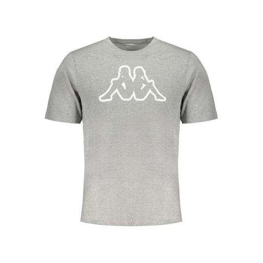 Kappa Gray Cotton T-Shirt Kappa