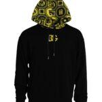 Dolce & Gabbana Black Logo Cotton Hooded Sweatshirt Sweater Dolce & Gabbana