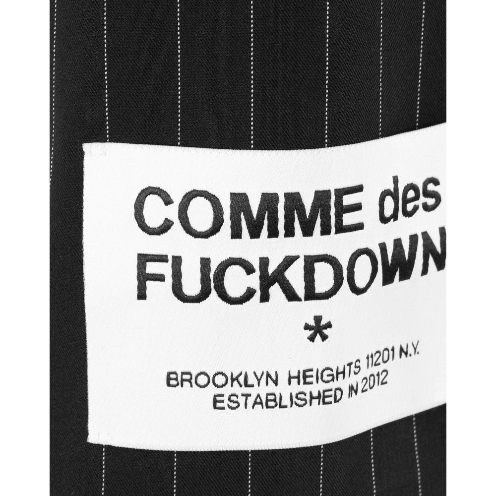 Comme Des Fuckdown Black Polyester Suits & Blazer Comme Des Fuckdown