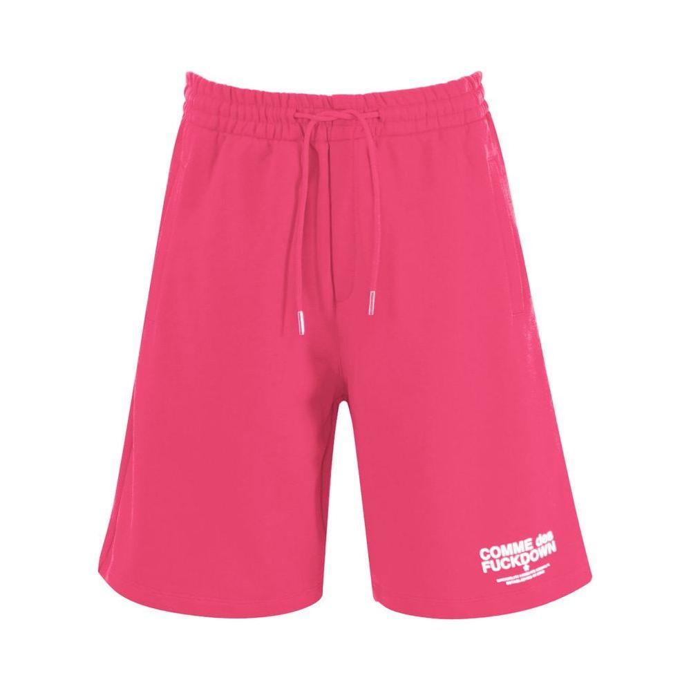 Comme Des Fuckdown Pink Cotton Short Comme Des Fuckdown