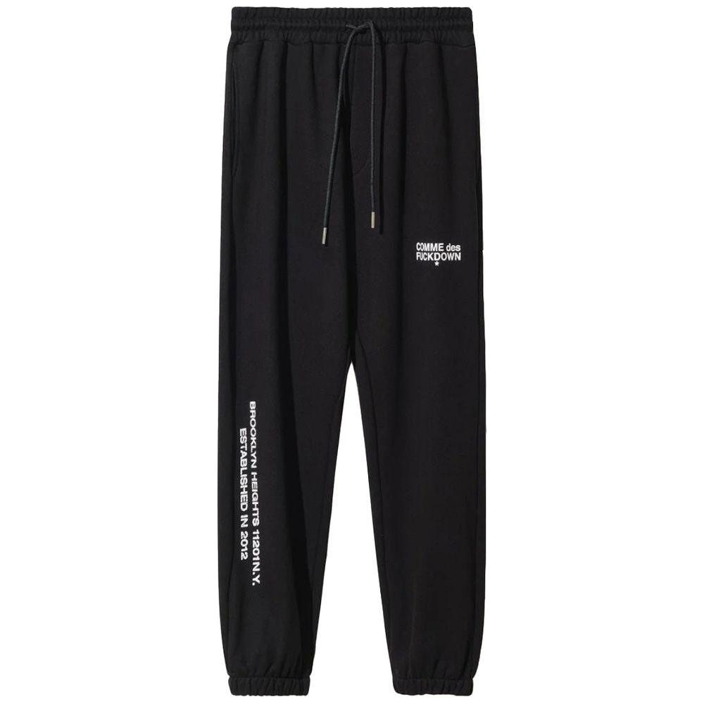 Comme Des Fuckdown Black Cotton Jeans & Pant Comme Des Fuckdown