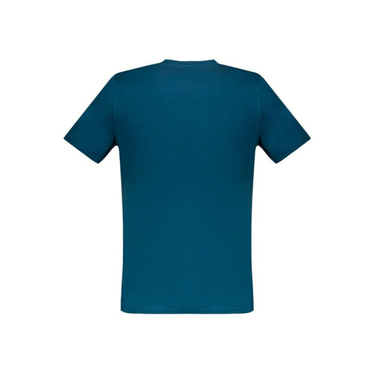 Harmont & Blaine Blue Cotton T-Shirt Harmont & Blaine