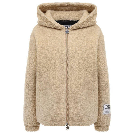 Comme Des Fuckdown Beige Polyester Jackets & Coat Comme Des Fuckdown