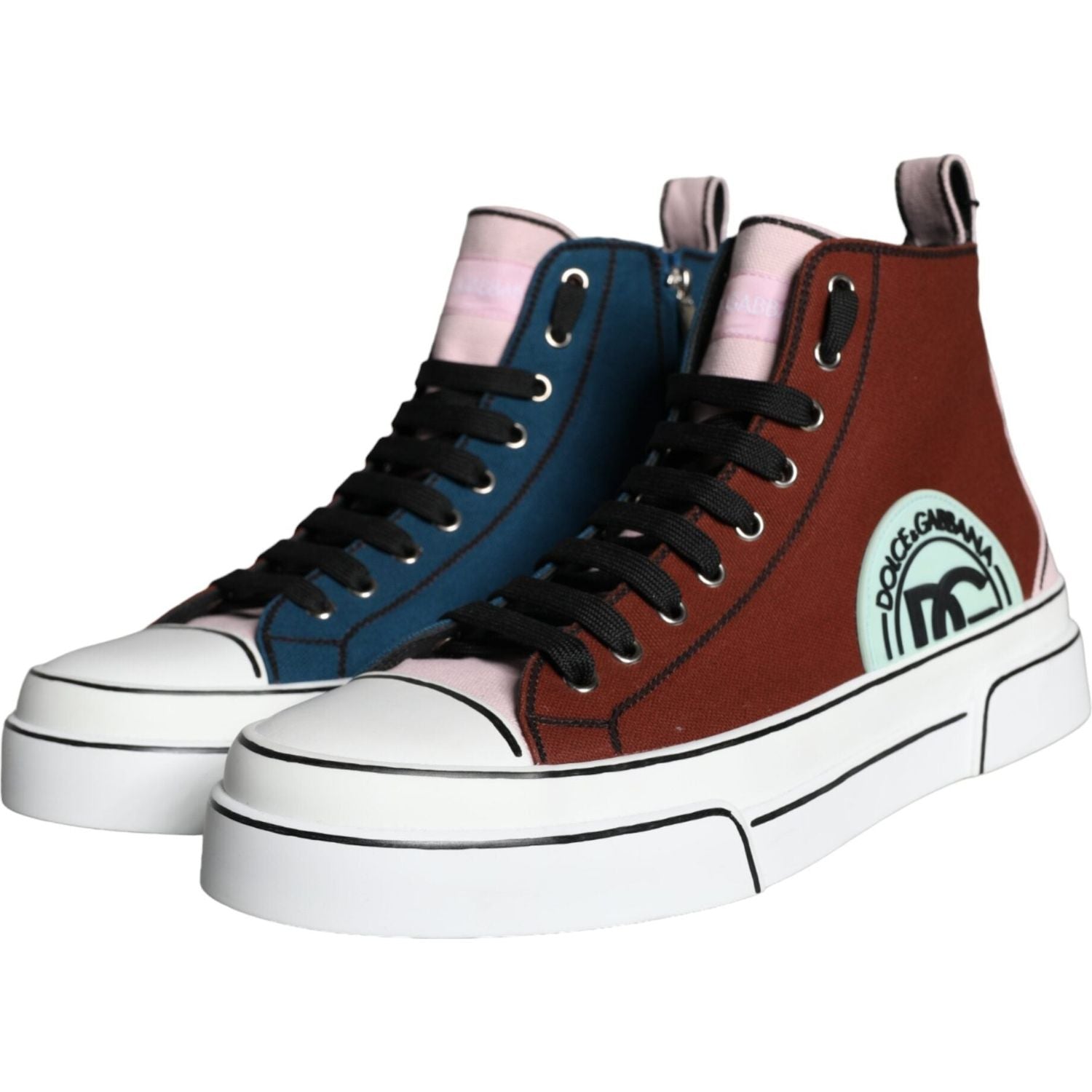 حذاء رياضي متعدد الألوان من Dolce &amp; Gabbana برقبة عالية