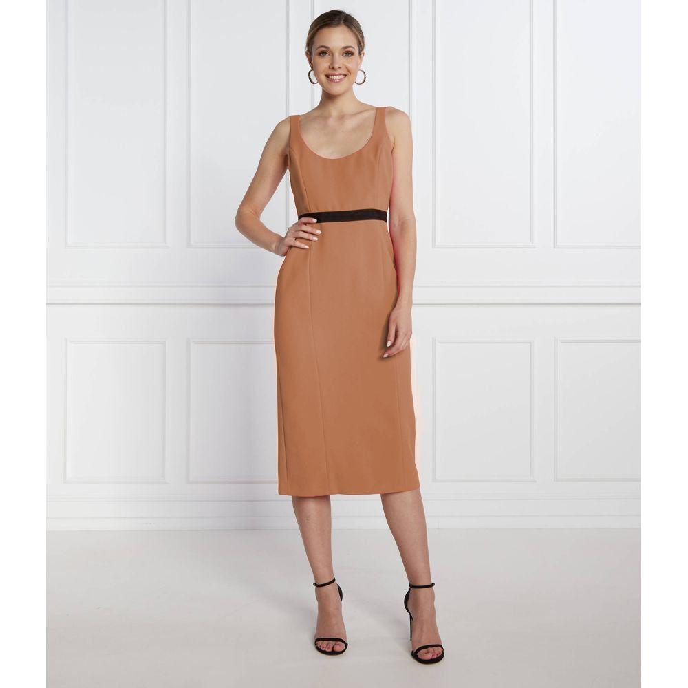 PINKO Brown Polyester Dress PINKO