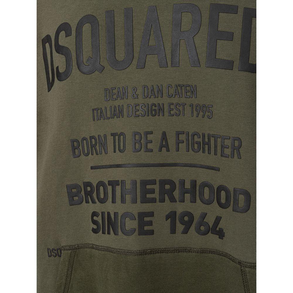 Dsquared² Green Cotton Sweater Dsquared²