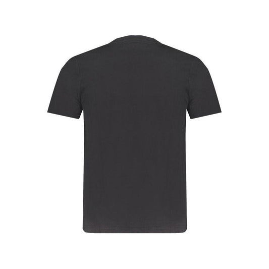 Kappa Black Cotton T-Shirt Kappa