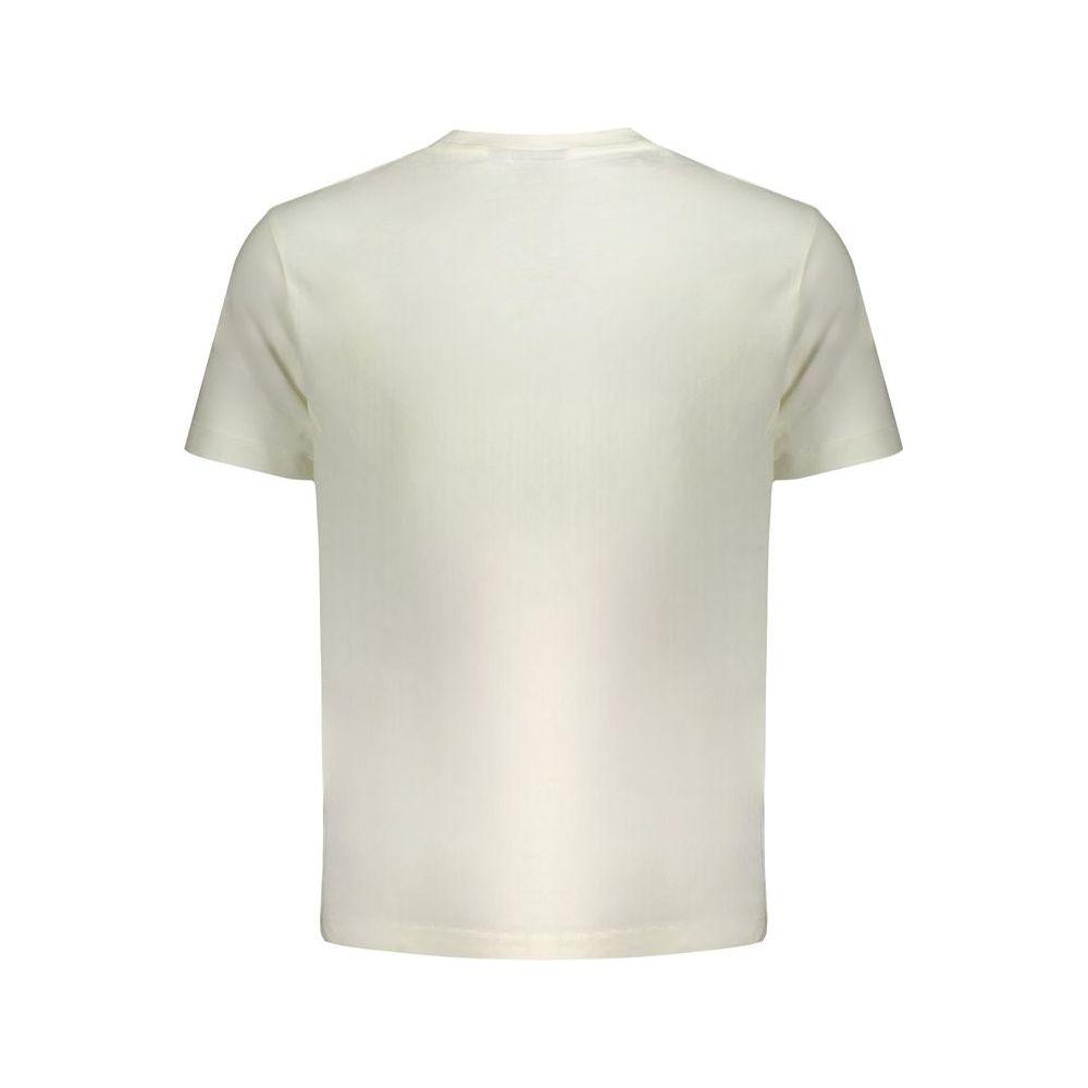 Napapijri White Cotton T-Shirt Napapijri