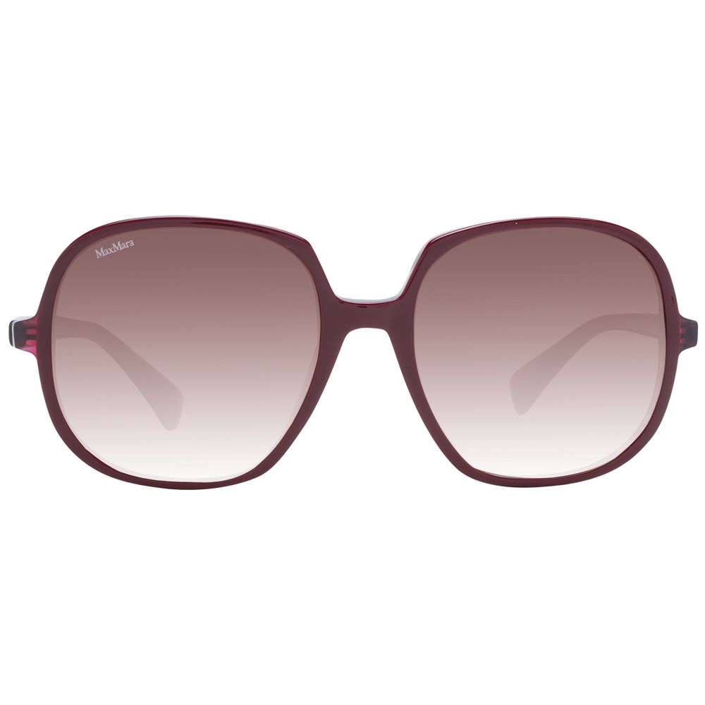 Max Mara Burgundy Women Sunglasses Max Mara