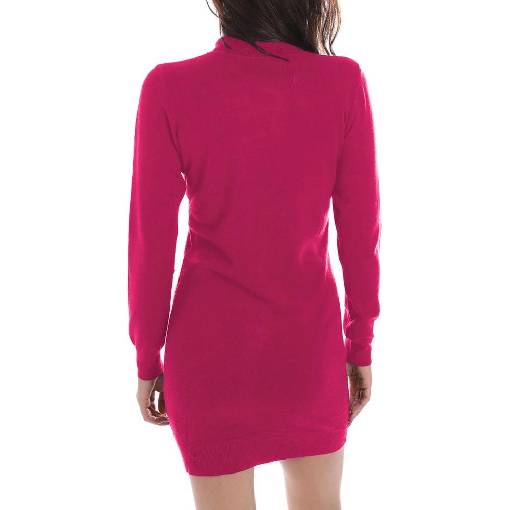 Yes Zee Fuchsia Viscose Dress Yes Zee