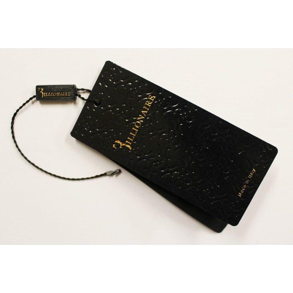 Billionaire Italian Couture Brown Leather Bifold Wallet