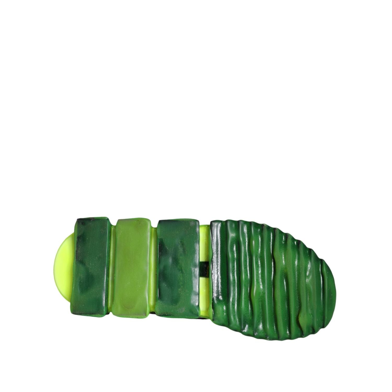 حذاء سنيكرز دولتشي آند غابانا أبيض وأصفر سهل الارتداء