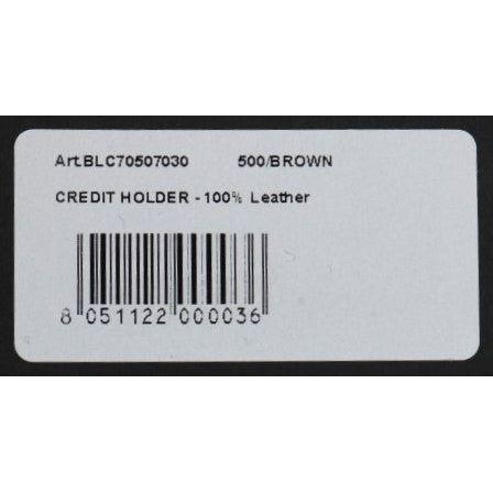 محفظة جلدية أنيقة للرجال من Billionaire Italian Couture باللون البني