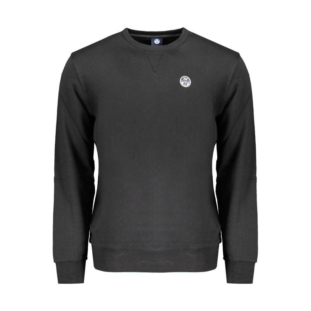 North Sails Black Cotton Sweater North Sails