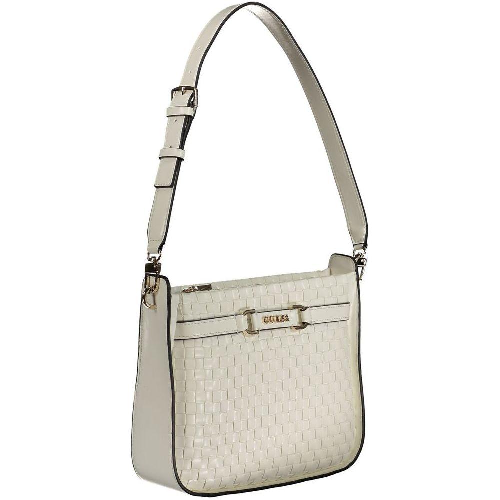 Guess Jeans White Polyethylene Handbag Guess Jeans