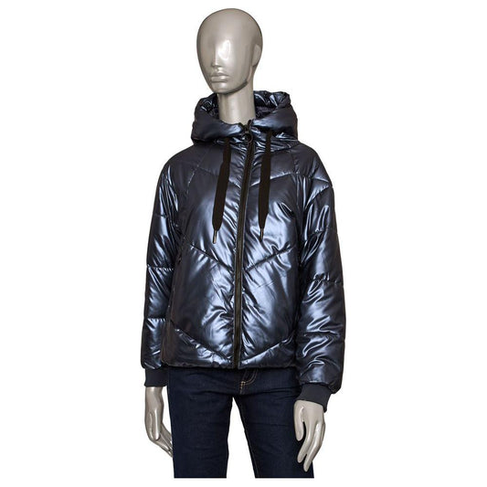 Baldinini Trend "Blue Polyester Women Jacket" Baldinini Trend