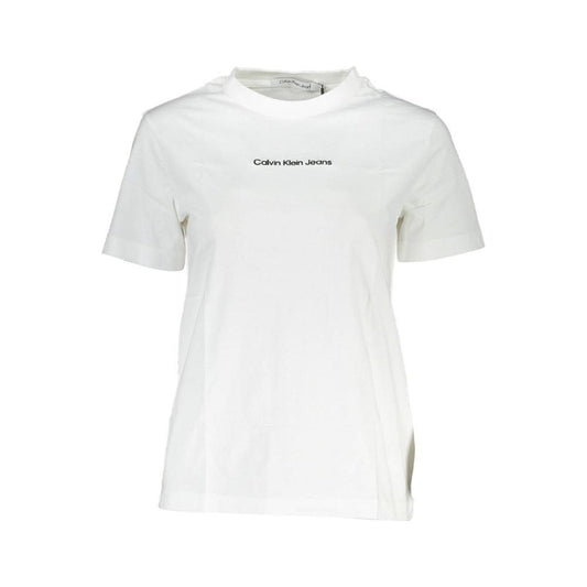 Calvin Klein White Cotton Tops & T-Shirt Calvin Klein