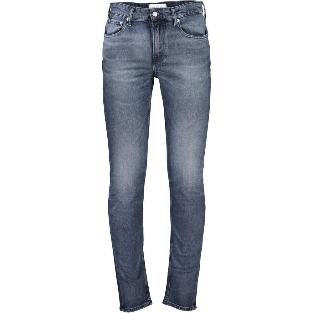 Calvin Klein Blue Cotton Jeans & Pant Calvin Klein