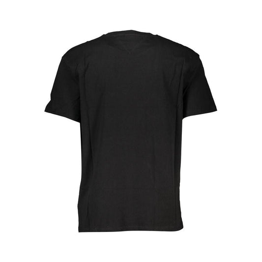 Tommy Hilfiger Black Cotton T-Shirt Tommy Hilfiger