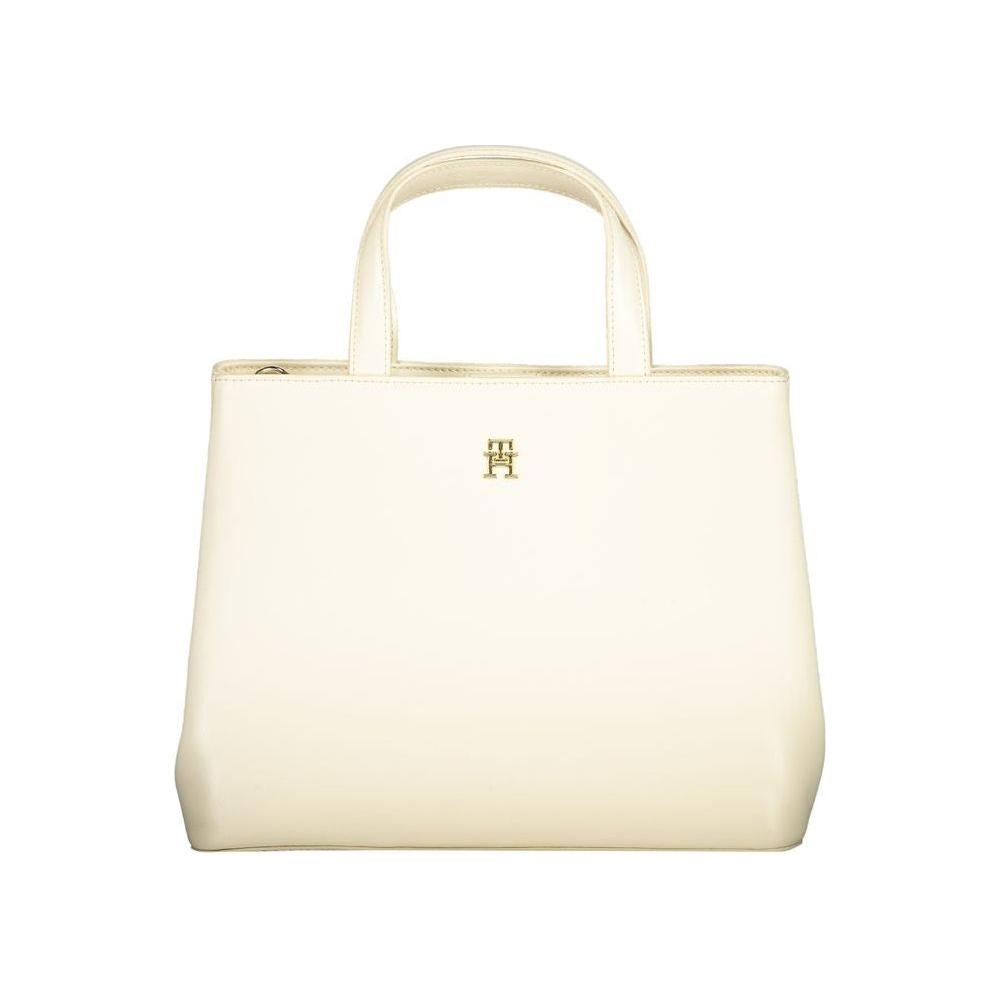 Tommy Hilfiger Beige Polyethylene Handbag Tommy Hilfiger