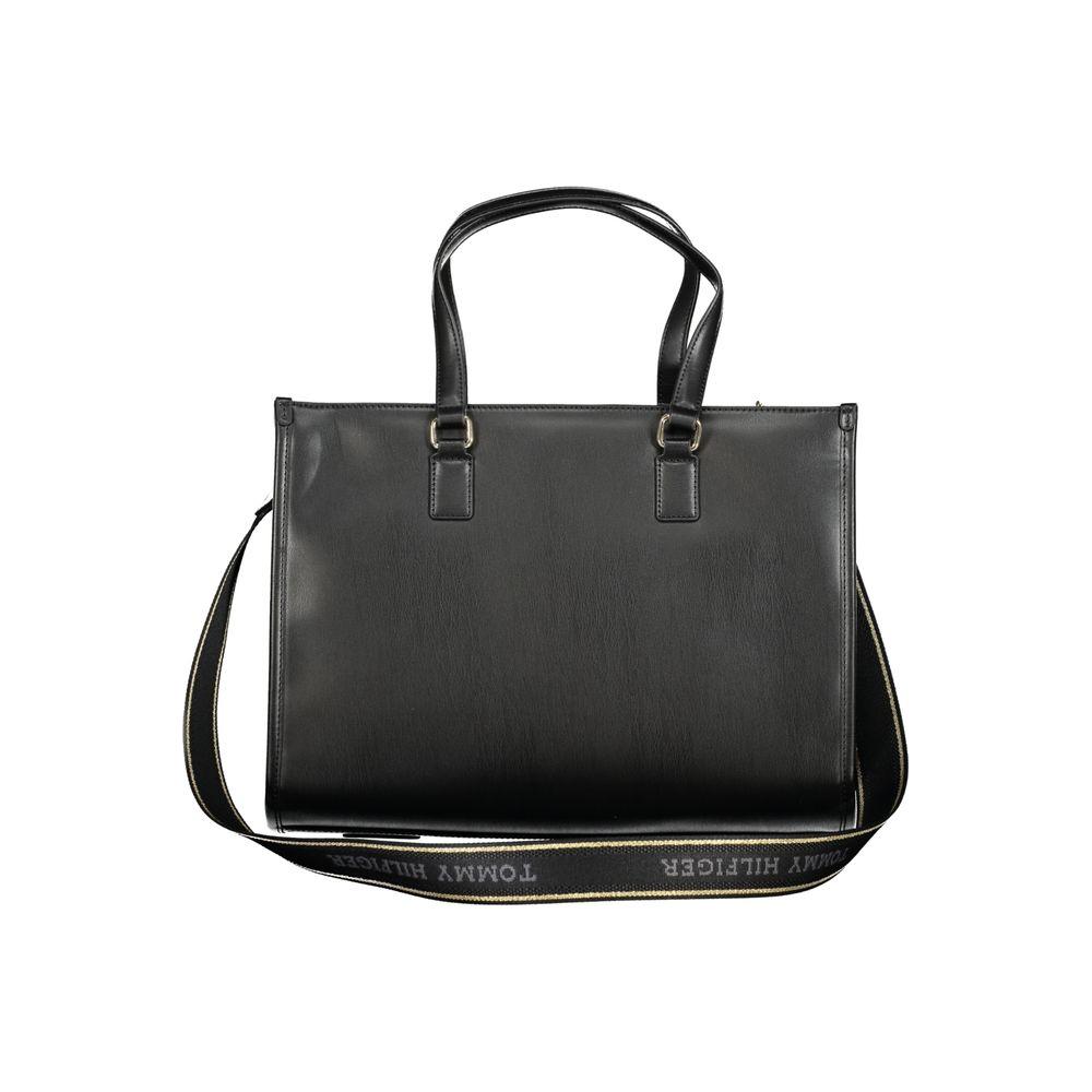 Tommy Hilfiger Black Polyethylene Handbag Tommy Hilfiger