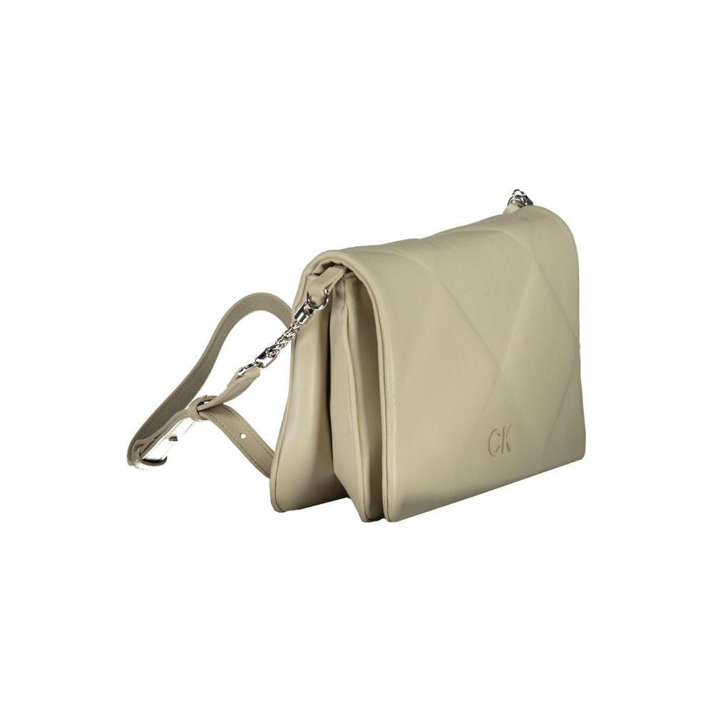 Calvin Klein Beige Cotton Handbag Calvin Klein