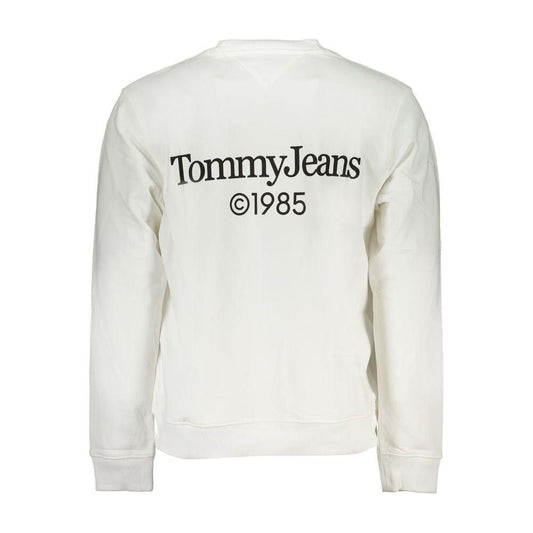 Tommy Hilfiger White Cotton Sweater Tommy Hilfiger