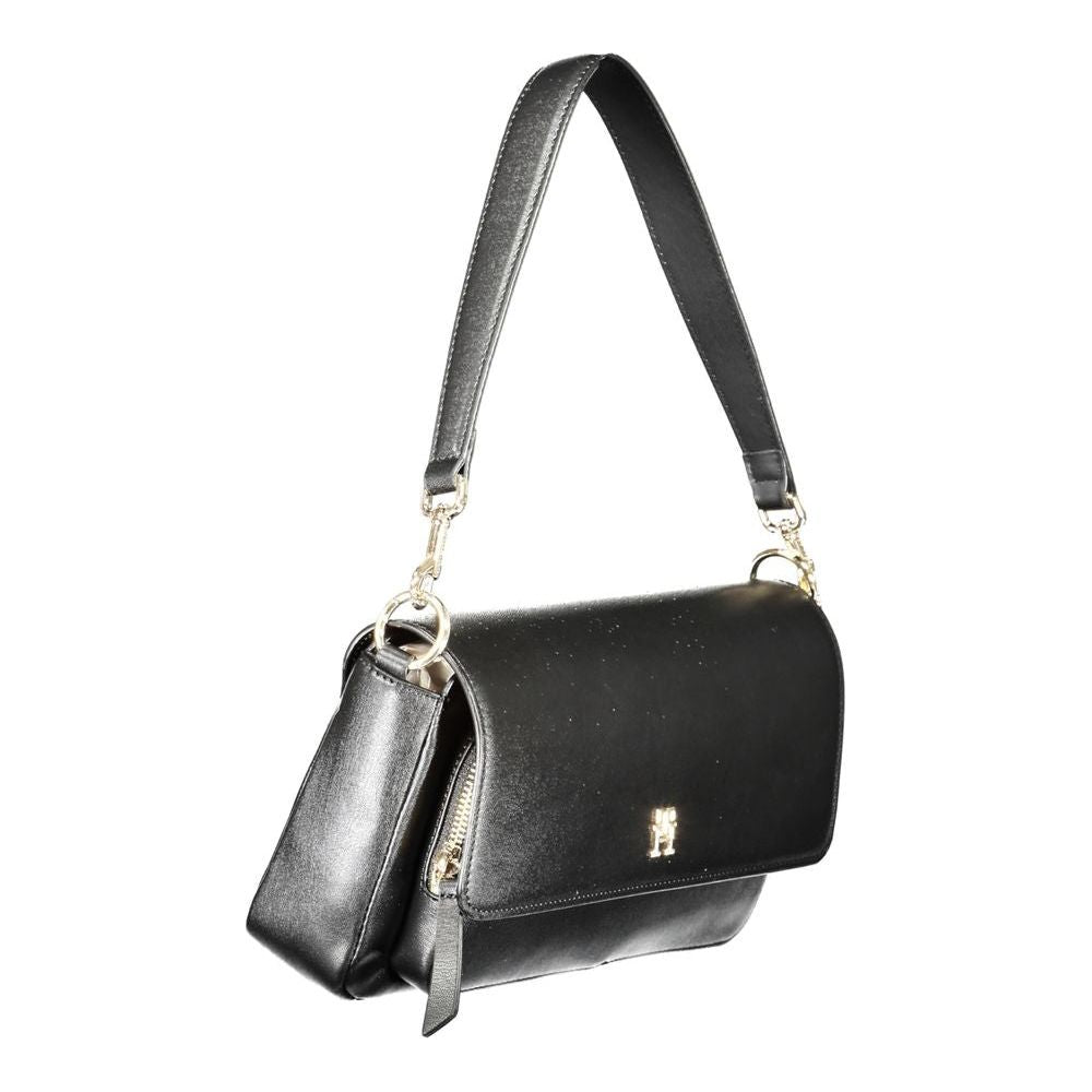 Tommy Hilfiger Black Polyethylene Handbag Tommy Hilfiger