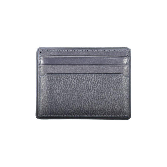 Tommy Hilfiger Blue Leather Wallet Tommy Hilfiger