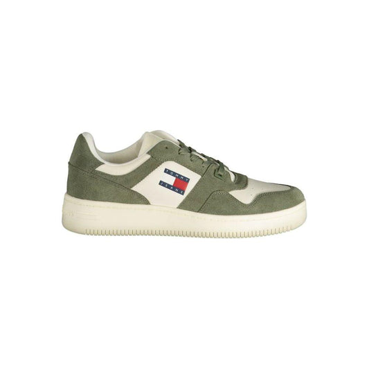 Tommy Hilfiger Green Polyester Sneaker Tommy Hilfiger