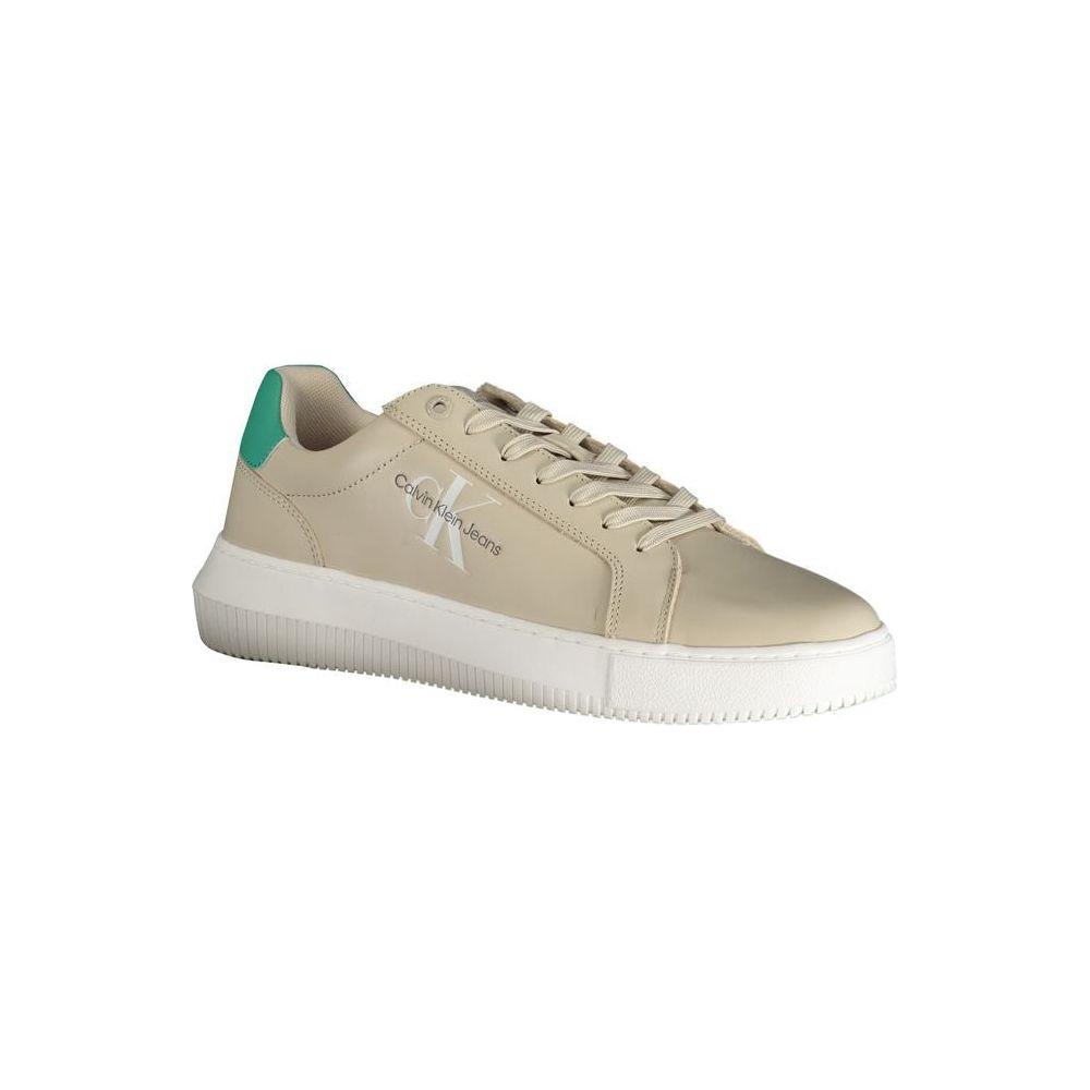 Calvin Klein Beige Polyester Sneaker Calvin Klein