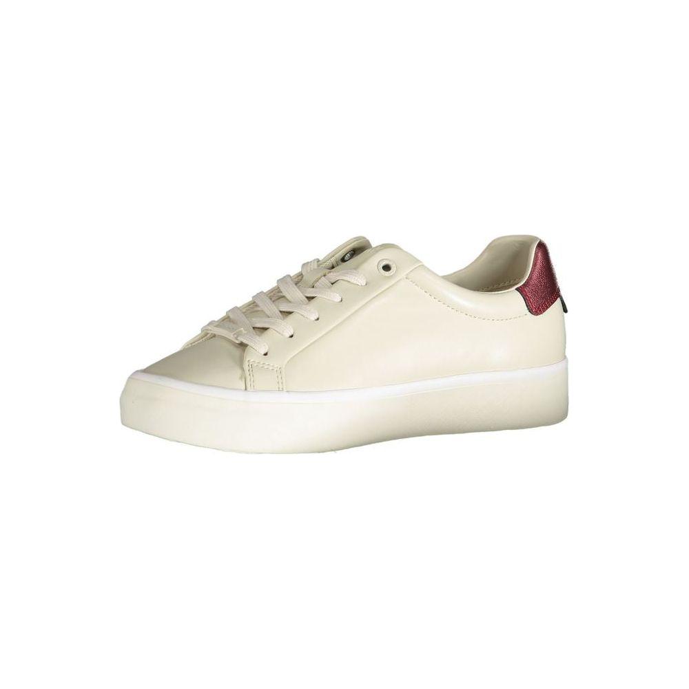 Calvin Klein Beige Polyester Sneaker Calvin Klein