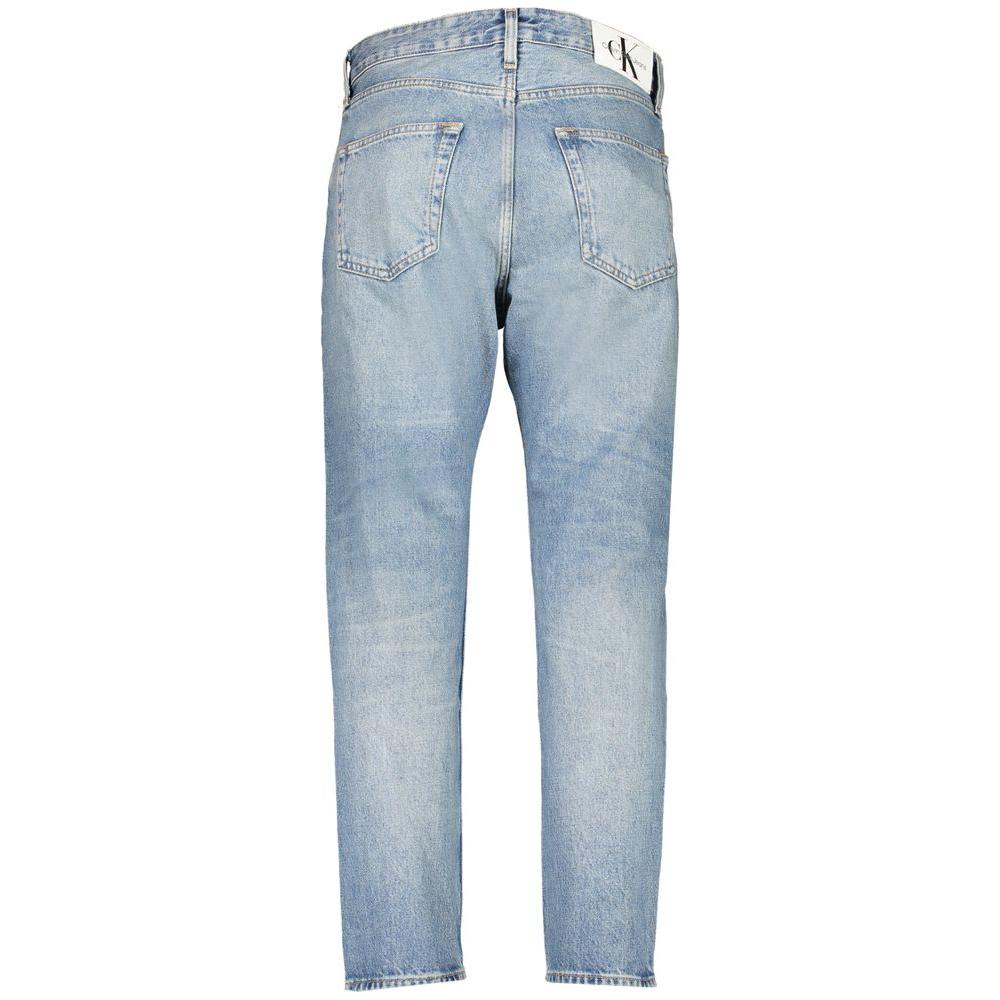 Calvin Klein Light Blue Cotton Jeans & Pant Calvin Klein