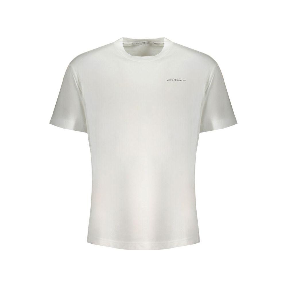 Calvin Klein White Cotton T-Shirt Calvin Klein