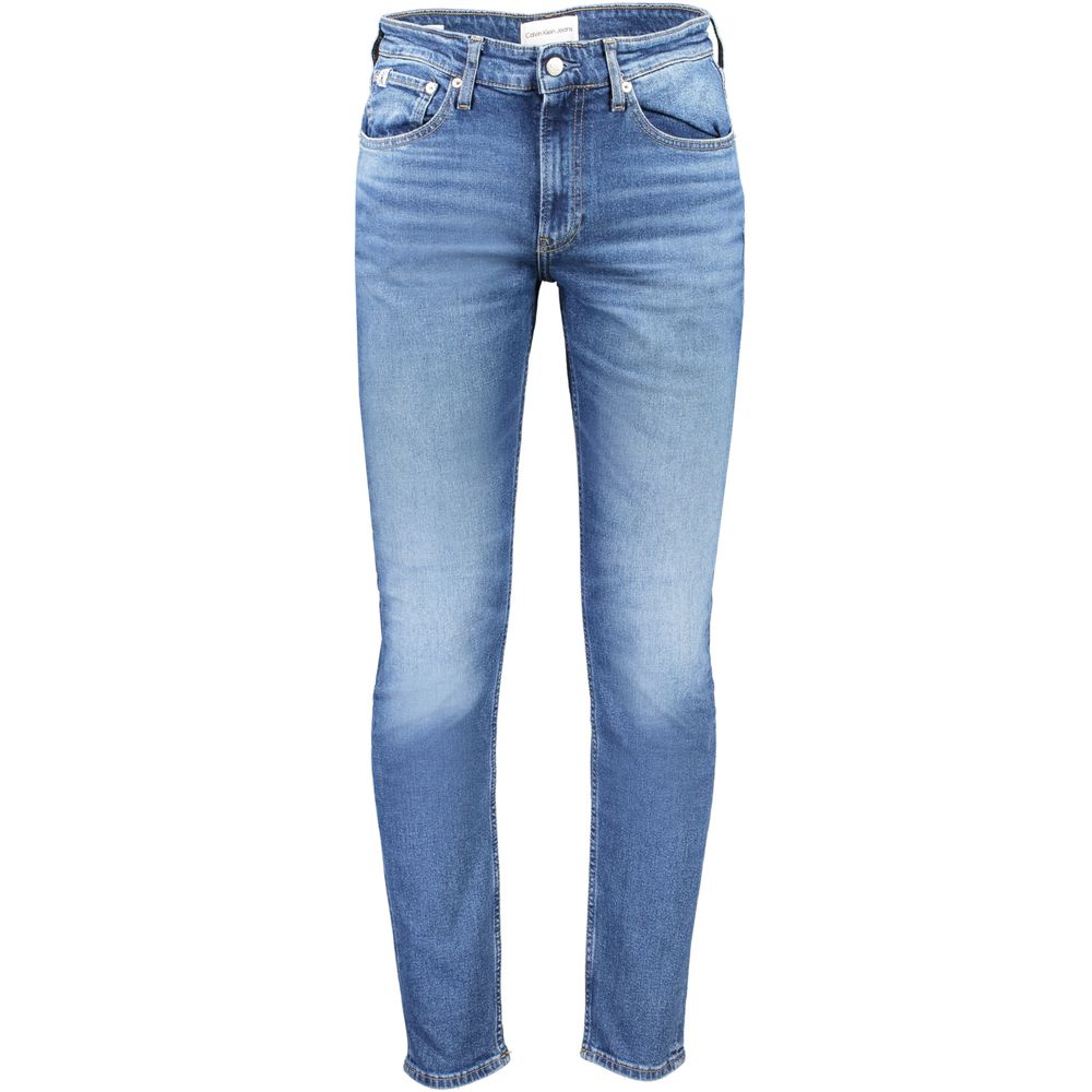 Calvin Klein Blue Cotton Jeans & Pant Calvin Klein